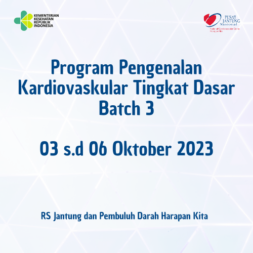 Pengenalan Kardiovaskular (03 s.d. 06 Oktober 2023)