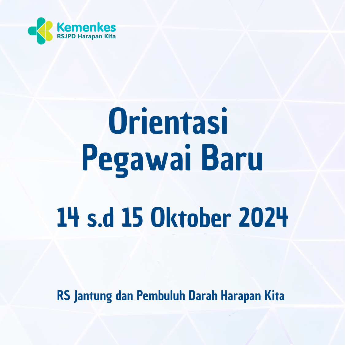 Orientasi Pegawai Baru 14 s.d 15 Oktober 2024