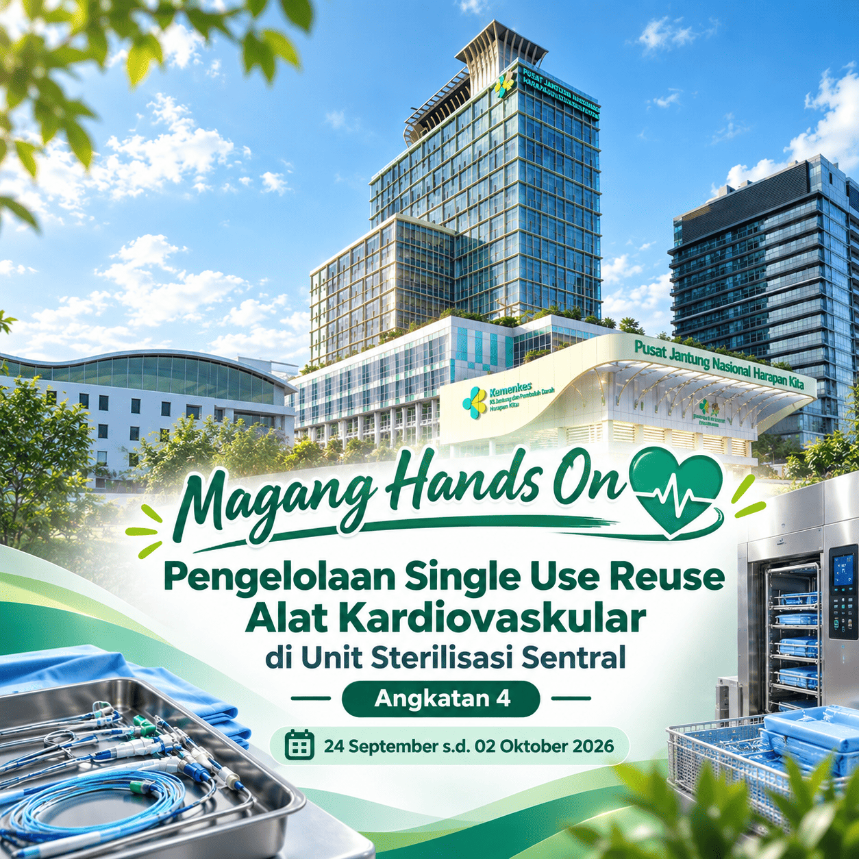 Orientasi Magang Hands On Pengelolaan Single Use Reuse 24 September s.d. 02 Oktober 2026